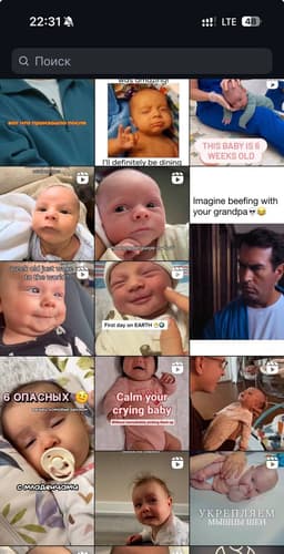 Скрин моих рекомендаций в нельзяграме. Скоро я... image preview